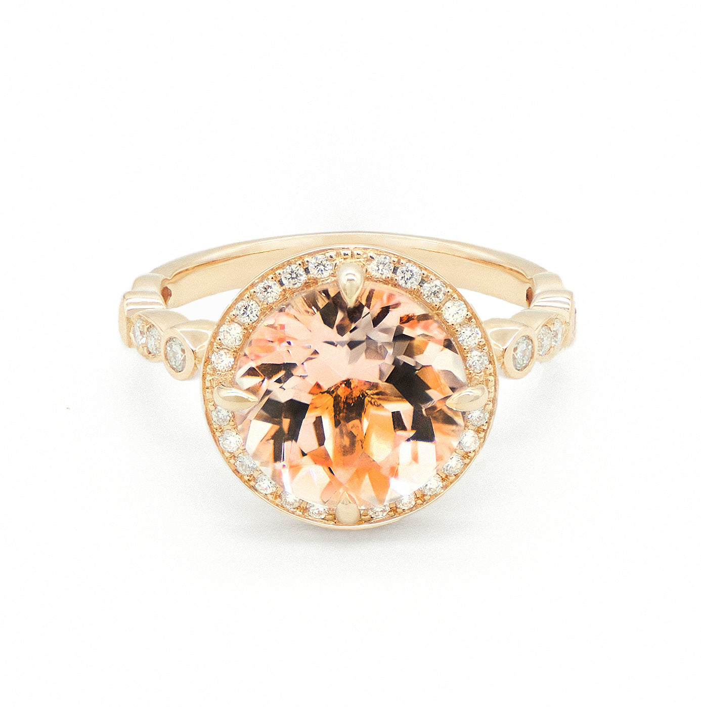 Morganite Glow Ring