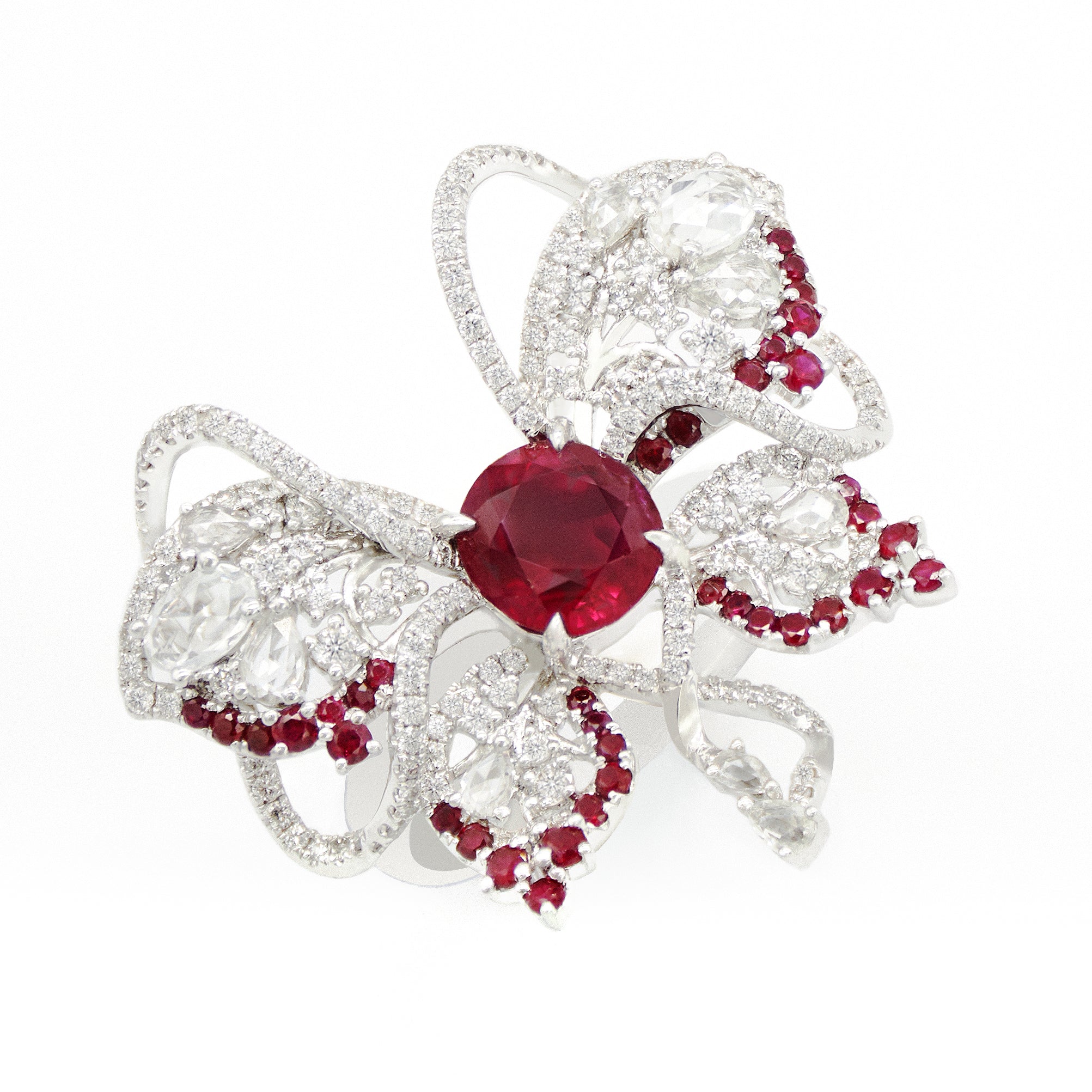 Ruby Butterfly Ring