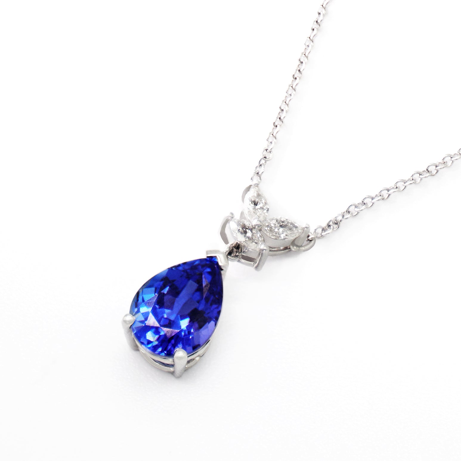 Sapphire Dewdrop Necklace